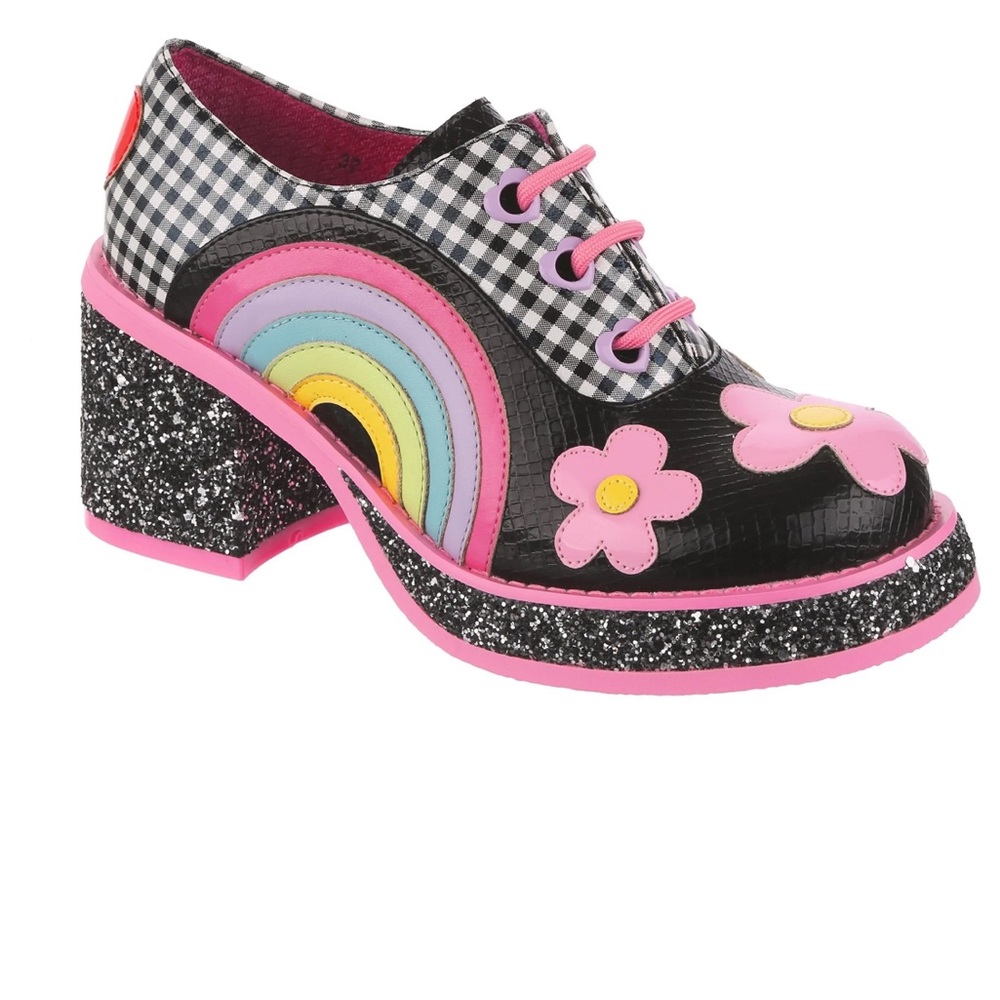38 “Rainbows and Love” Irregular Choice